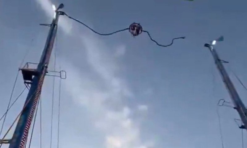 דרמה בלונה פארק: הכבל התנתק, 4 אנשים נפצעו