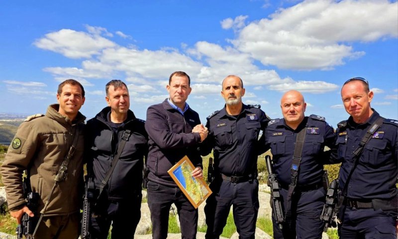 &rlm;המפכ"ל בשומרון: "מקום סופר חשוב, נכפיל את מחוז ש"י"