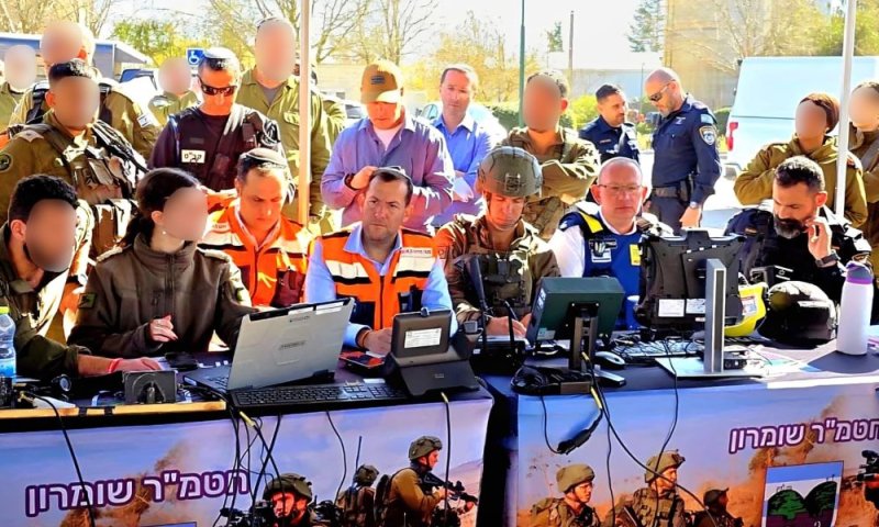 תרגיל ענק של נפילת טילים הסתיים בהר ברכה