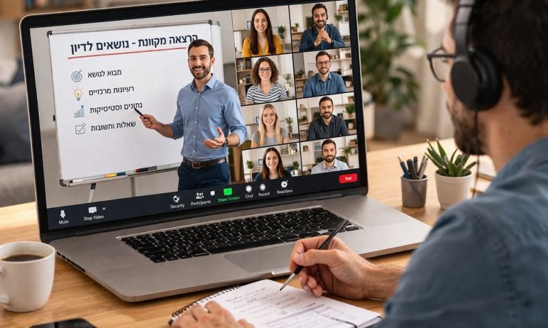 הרצאות בזום- במה מדובר ולמי זה מיועד?