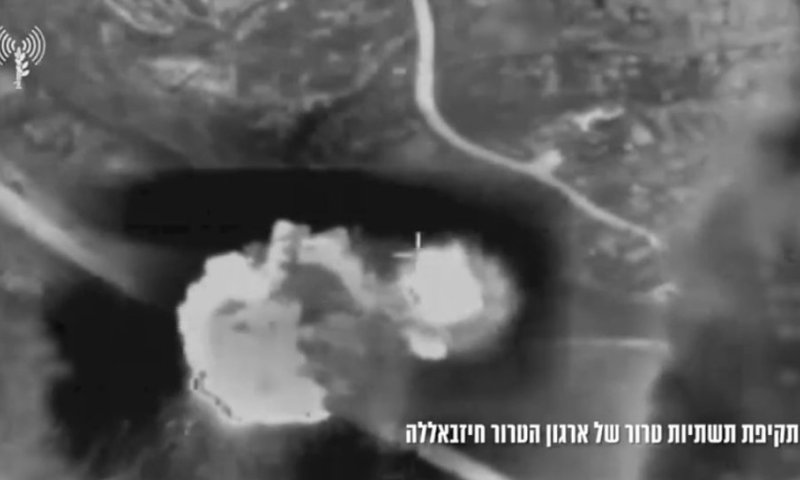 הפעילות בצפון: צה"ל מחסל לחיזבאללה מאגרי נשק ורקטות