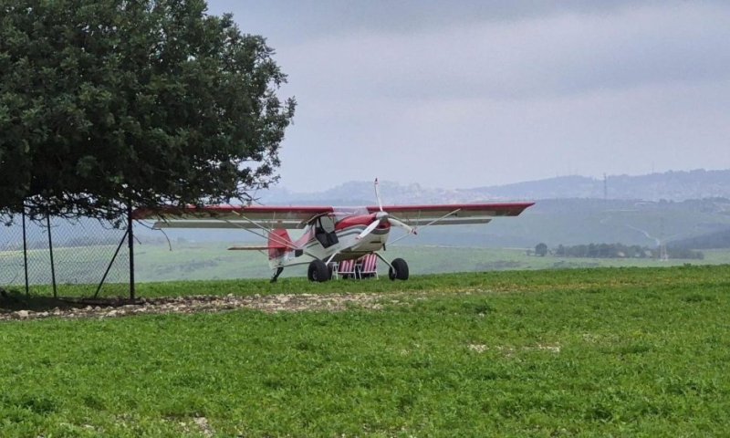 טייס נחת בשדה חקלאי ונקנס ב-2,500 ש"ח. צפו