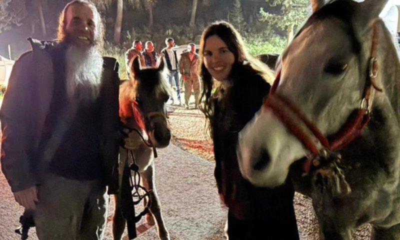 תיעוד: הסוס שנגנב מהחווה בגוש עציון הוחזר לבעלים