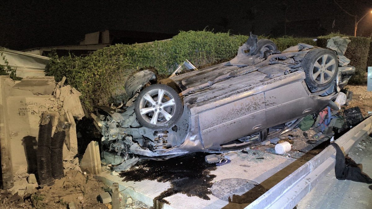 חשד: תקף את בת זוגו בקרית גת ונפצע בתאונה כשניסה להימלט - סרוגים