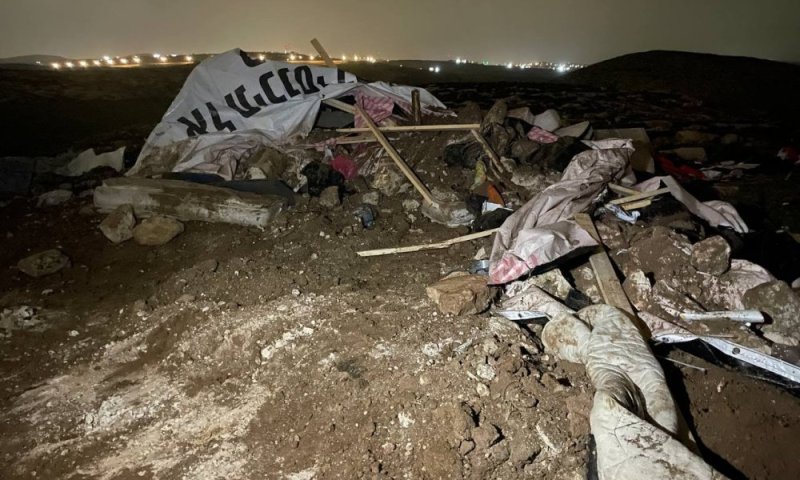 בקור של 4 מעלות - גל הרס בבנימין