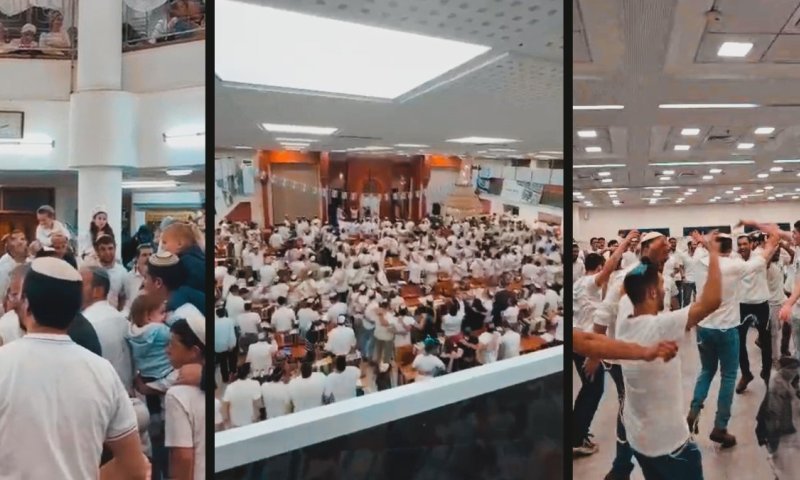 ריקודים סוערים: כך נראו הישיבות בליל יום העצמאות