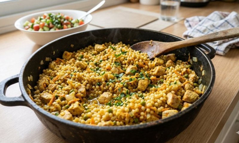 המנה שתנצח את האזעקות: חזה עוף, פתיתים וירקות ב-15 דקות