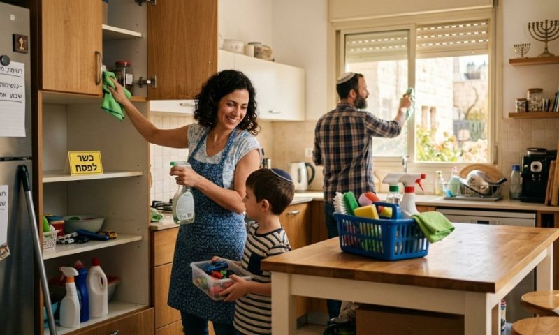 פסח בפתח: 5 טיפים להישרדות (וניקיון) בשבוע האחרון