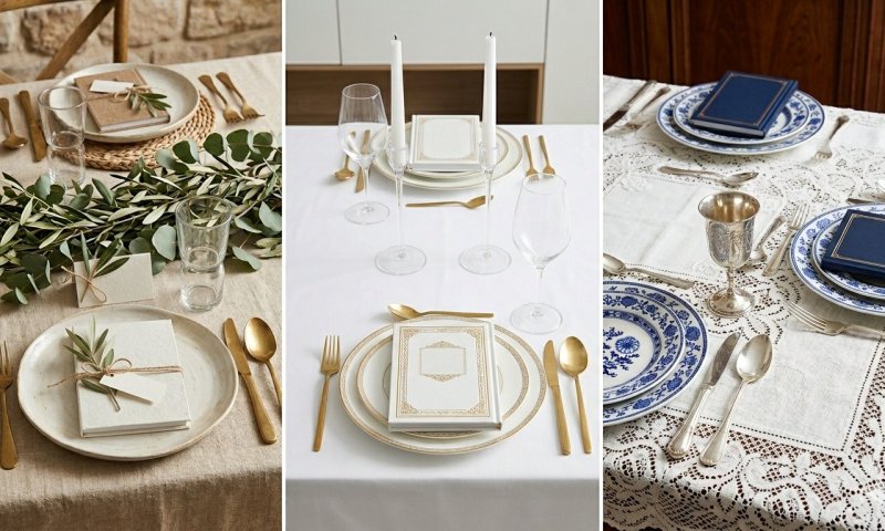 חג חירות מעוצב: 3 סגנונות לשולחן סדר שיגרוף מחמאות