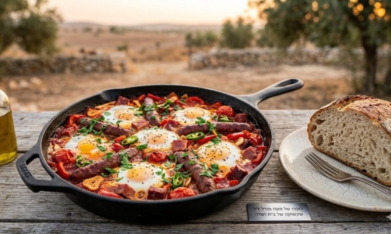 לזכר הלוחם מעוז מורל: מתכון לשקשוקה עשירה וטעימה