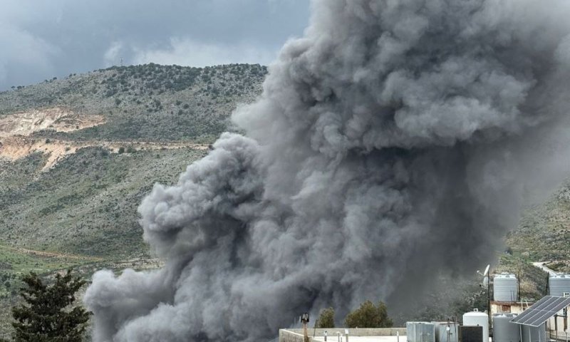צפו: צה"ל תקף את הגשר שמחבר את דרום לבנון עם הבקאע