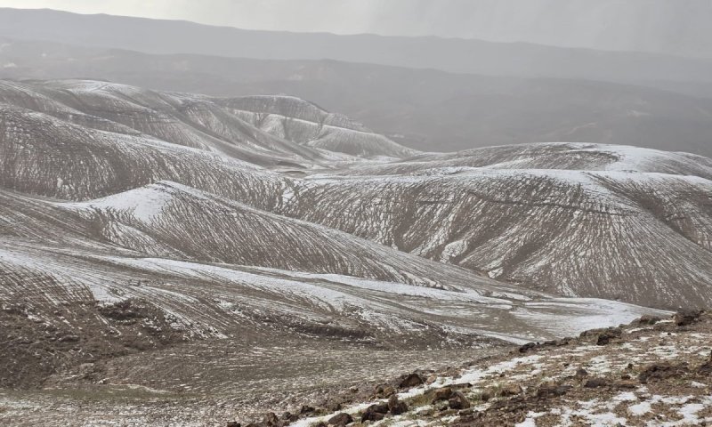 מזג אוויר חריג: הנגב נצבע לבן. צפו בתיעוד