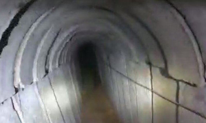 תיעוד: צה"ל השמיד מנהרה אימתנית ברצועת עזה