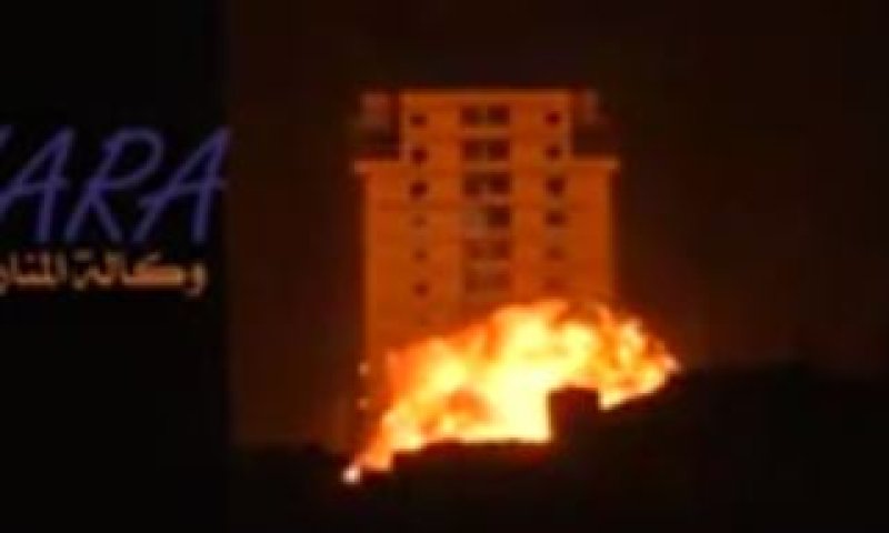 צה"ל פוצץ 13 קומות של 'הבניין האיטלקי'. צפו