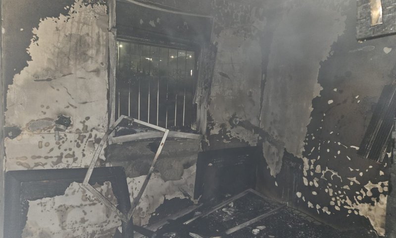 אסון במודיעין עילית: חדר הילדים נשרף כליל בגלל חנוכייה