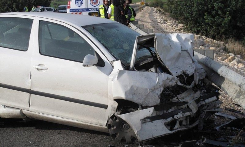 תמונות מתאונת הדרכים הקשה בסמוך לצפת