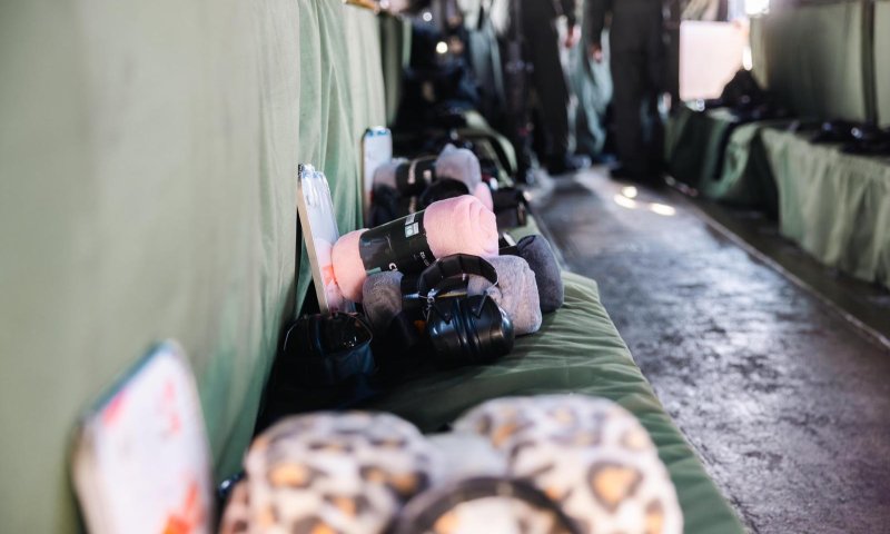 הצצה: כך נראה המסוק בו צפויות לטוס החטופות