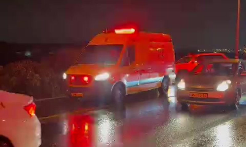 שלושה פצועים בתאונת דרכים בצומת אלון תבור