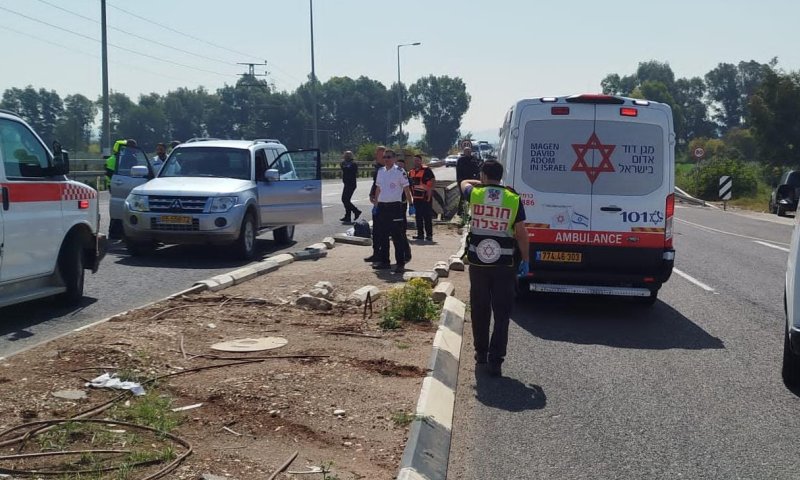 פיגוע משולב בצומת התשבי: בן 75 נרצח; בן 20 פצוע קשה