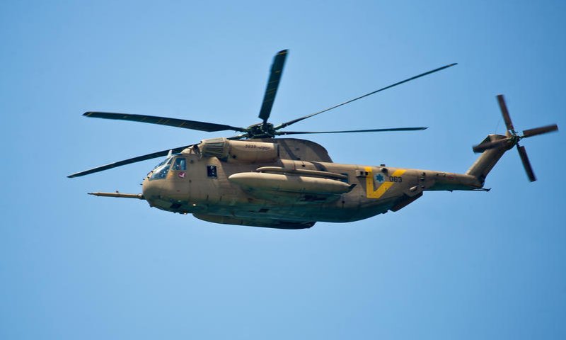 מסוק יסעור התהפך בעקבות מזג האוויר