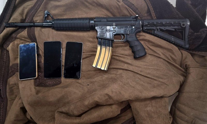 שני פלסטינים נעצרו בצומת כרמל עם M16 ומחסנית מלאה