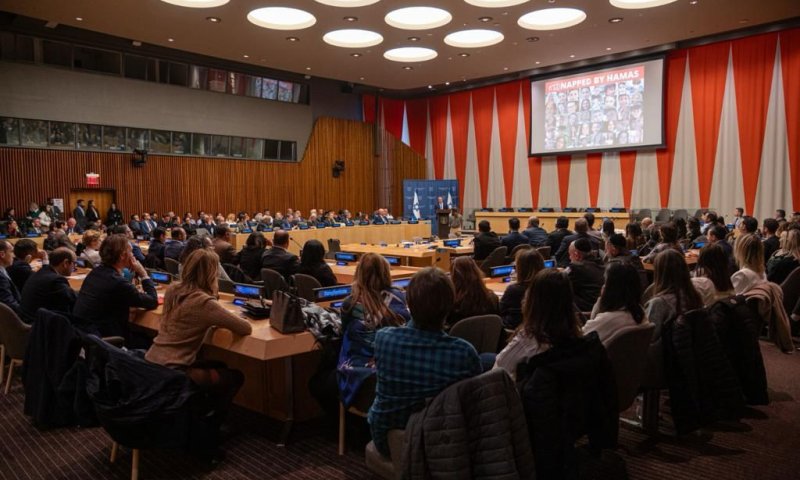 סרט הזוועות הוצג באו"ם, רבים עזבו במהלך ההקרנה