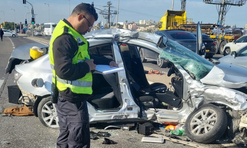 8 פצועים בתאונה סמוך לכפר קרע, בהם אחד קשה