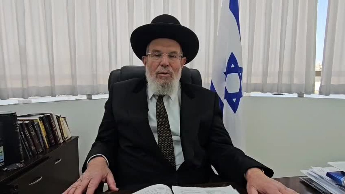הרב הראשי לישראל קלמן בר: 