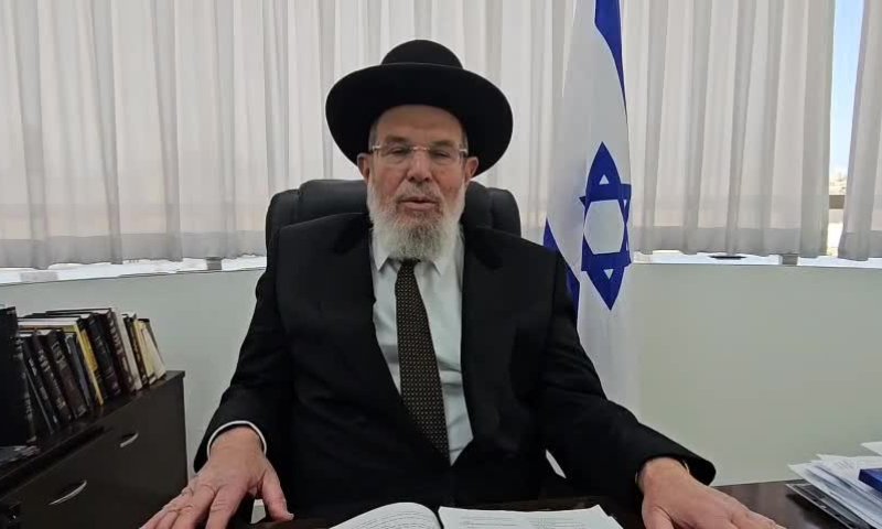 הרב הראשי לישראל קלמן בר: "אנחנו באמצע התהליך&nbsp;של&nbsp;הגאולה"