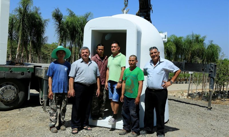 עשר מיגוניות ראשונות הוצבו בשדות הדרום