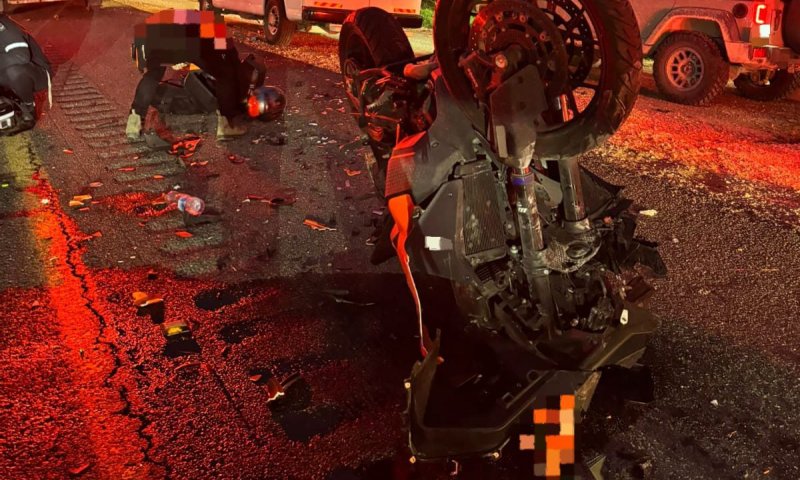 תאונה קטלנית בכביש 6: רוכב אופנוע בן 54 נהרג במקום