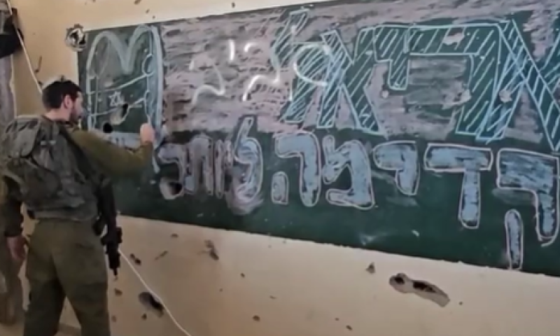 צפו: לכבוד חודש ארגון &ndash; צביעת קירות בעזה