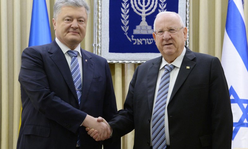 ריבלין לנשיא אוקראינה: "לא נאפשר התבססות איראנית"