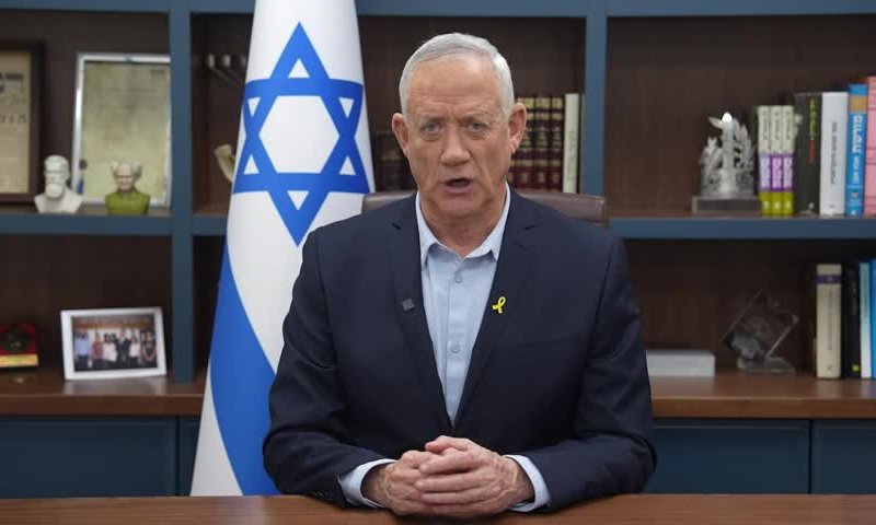 אחרי יומיים: גנץ בהתייחסות ראשונה למתווה לוין וסער