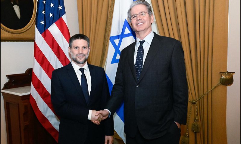 אחרי החרם של ממשל ביידן: סמוטריץ' נפגש עם מקבילו האמריקני