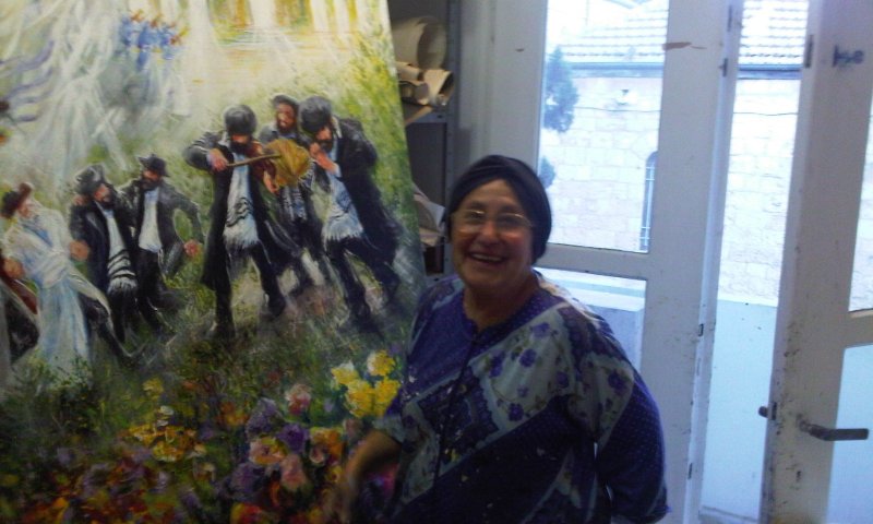 בגיל 96 הלכה לעולמה הציירת אהובה אלישע