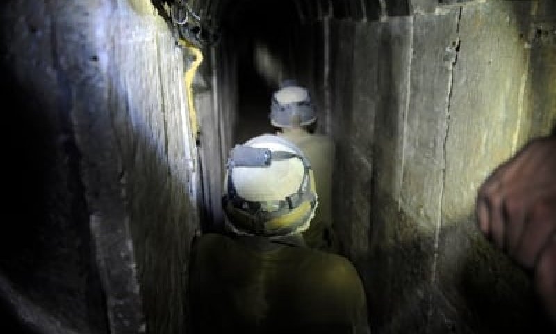 הותר לפרסום: נחשפה מנהרת טרור באזור דרום הרצועה