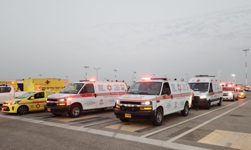 אחרי דקות ארוכות של פאניקה: הסתיים האירוע בנתב"ג