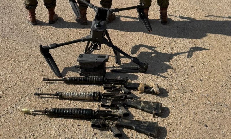 גל ההברחות נמשך: 3 נשקי M16 נתפסו ברחפן בגבול מצרים