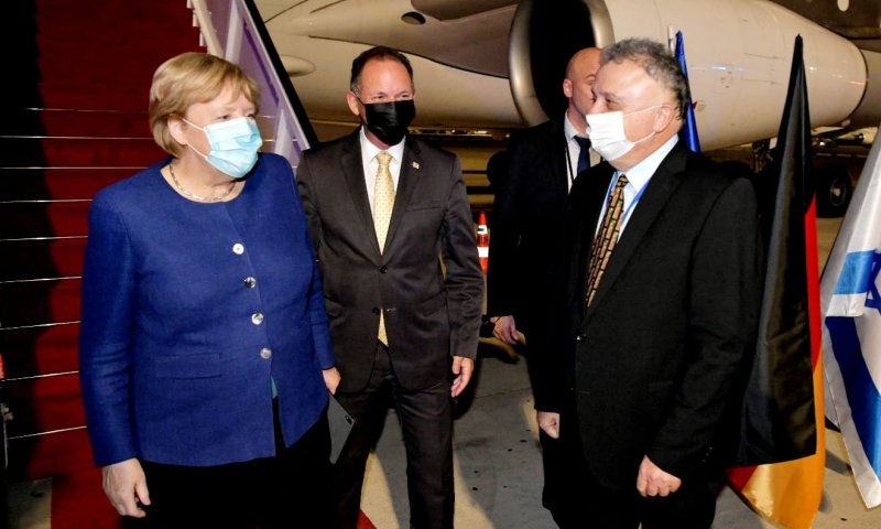 בפעם האחרונה בתפקיד: אנגלה מרקל נחתה בישראל