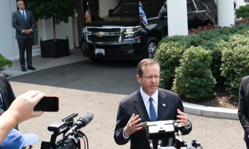 הנשיא הרצוג עם תום הפגישה: "הרגשתי בבית"