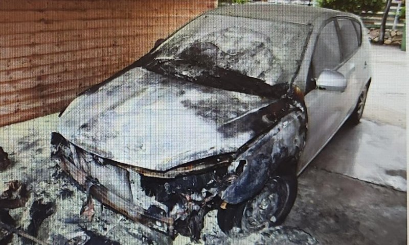 הציתו רכב ונתפסו; בטלפון היה תיעוד של ההצתה. צפו