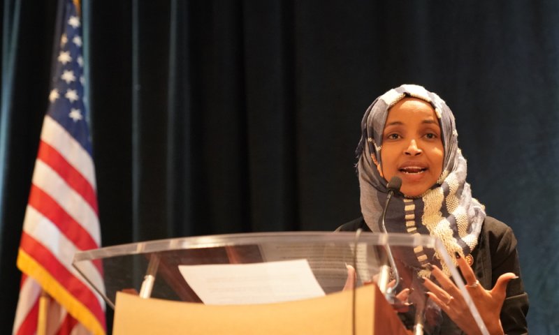 טראמפ נגד חברת הקונגרס המוסלמית: "הערה נוראית"