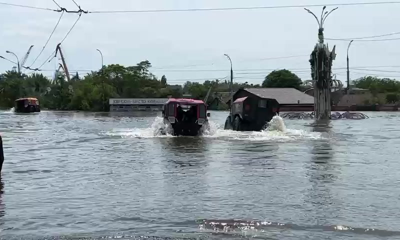 רבה של אוקראינה ניצל מהפצצה רוסית בחרסון