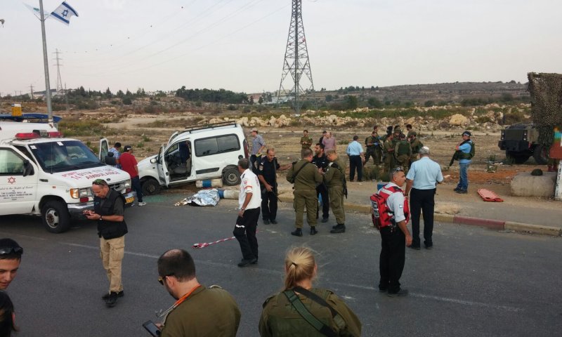 פיגוע דריסה בצומת הגוש: המחבל נוטרל