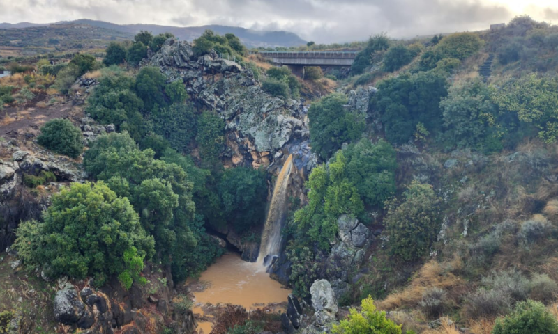 אחרי סופ"ש גשום: זרימות אדירות בנחלים. צפו בתיעוד