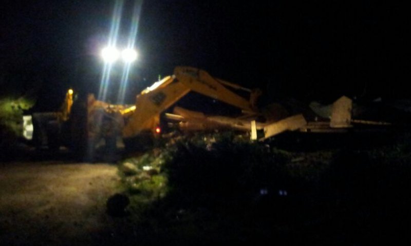 מג"ב פשט על בתי המשפחות והשליכם באמצע הלילה