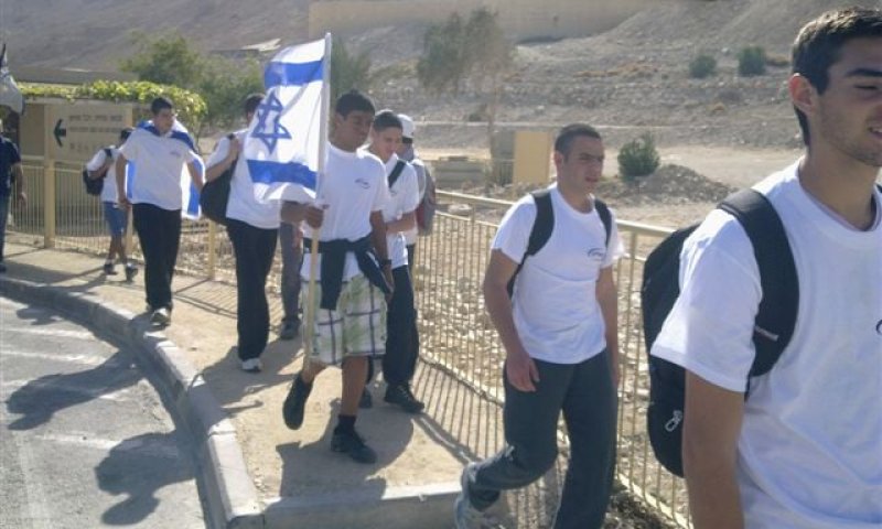 רגע לפני גיוס לצבא: "קופצים" למצדה