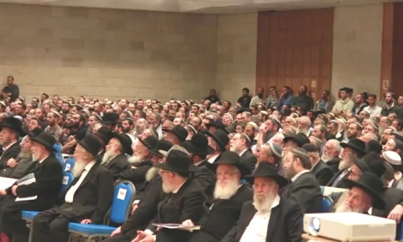 צפו: תיעוד כנס הרבנים נגד החקיקה האנטי דתית