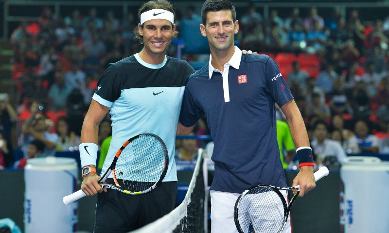 נדאל ודג'וקוביץ' בהכנות לאליפות אוסטרליה